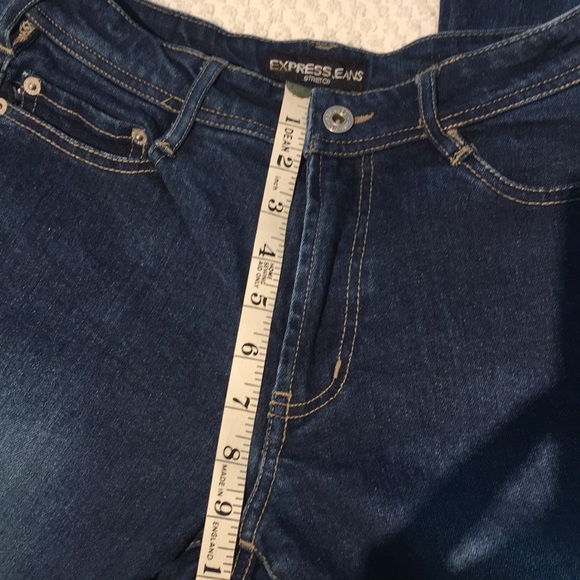🌸4/15$ Express Jeans bootcut size 3/4 - Picture 11 of 16